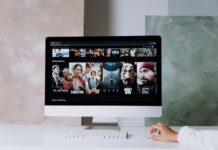 Breaking Down the History of Streaming Services and Technology Netflix on an Imac